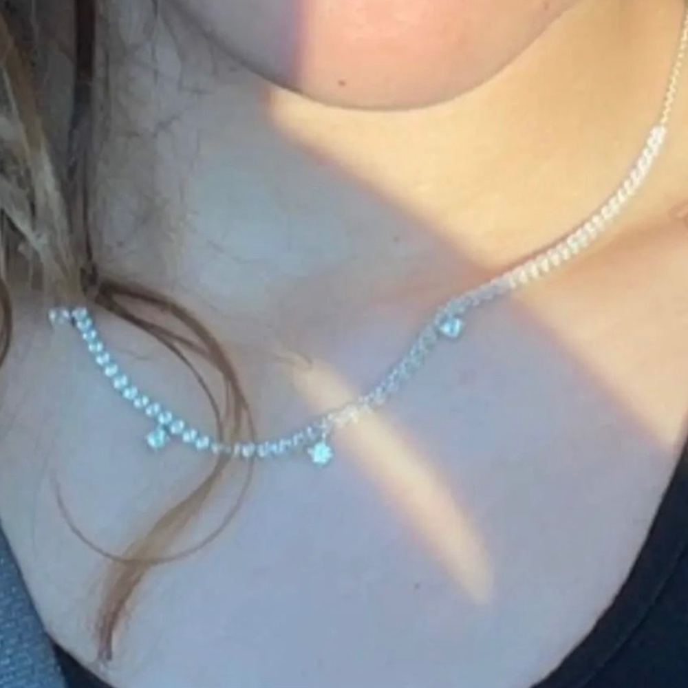 Pandora Sparkling Drop Collier Necklace